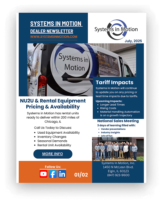 Systems in Motion Dealer Newsletter - July 2025